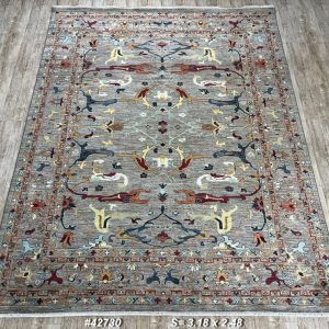 #42730   8x10 ft modern oushak rug